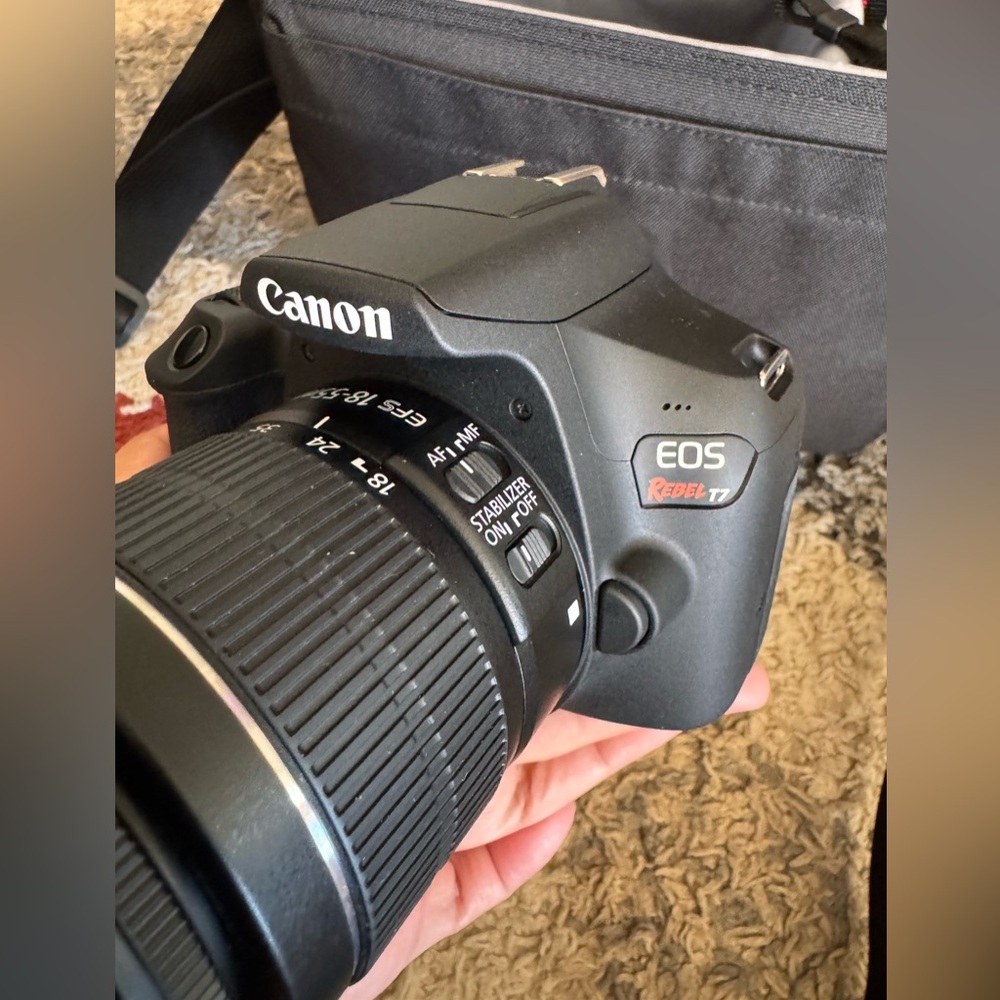 Canon EOS Rebel T7 DSLR Camera - Black